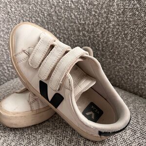 COPY - Veja White and Black Velcro Sneakers